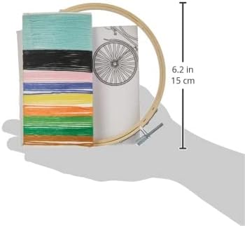 Threaders 刺繍キット - ヴィンテージトレイル、コットン、マルチカラー、18.5 x 16 x 2cm