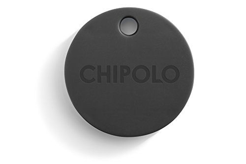 Chipolo 2nd Gen 110088 Bluetooth Key Phone Car Luggage Wallet Item Finder & Selfie Remote, Jet Black