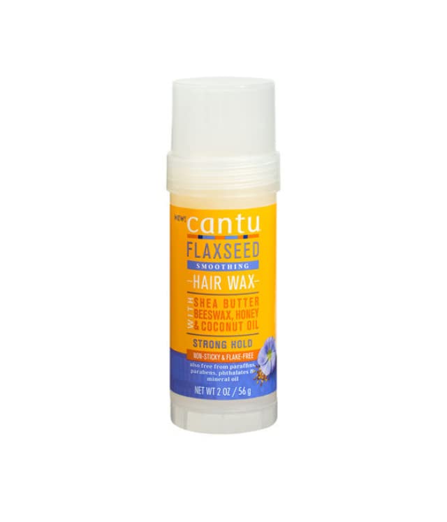 Cantu Flaxseed Smoothing Hair Wax with Shea Butter, Beeswax, Honey & Coconut Oil 2 oz