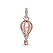 Produktbild Pandora Moments funkelnder Heißluftballon Charm-Anhänger -14 Karat rosévergoldete Metalllegierung - 10,2 x 19,6 x 10,2 mm (T/H/B)