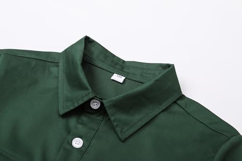 Image of SANGTREE Summer Button Down Shirts Cottn Tops for Men Women Boy Girl