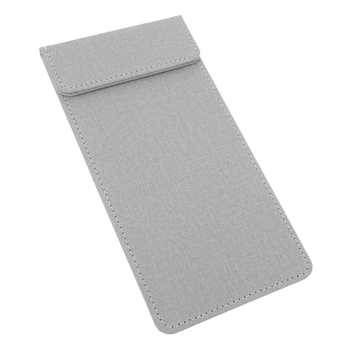 ABOOFAN Versatile Hotel Check Presenter Leather Menu Book Writing Pad Card Holder for Busy Servers