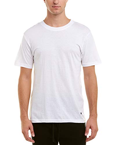 Lucky Brand Mens 3 Pack Crew Tees White S