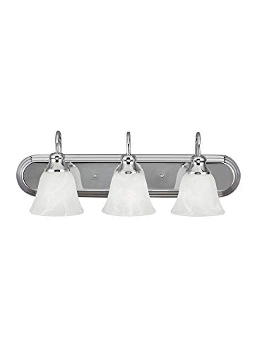 Free Shipping Offer Sea Gull Lighting 44941-05 Windgate Three-Light Wall / Bath Vanity Style Lights, Chrome