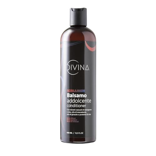 Balsamo condicionador amaciador para cabelo afro e encaracolado natural e amazing de DIVINA BLK (400 ml)