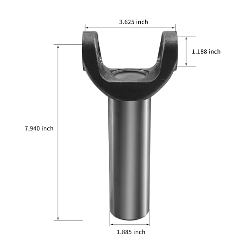 GLOCRORET Transmission Slip Yoke 3-3-5551X Compatible with GM Turbo 400, TH 400/4L80E & T/C, Fit for 1350 Series U-Joint