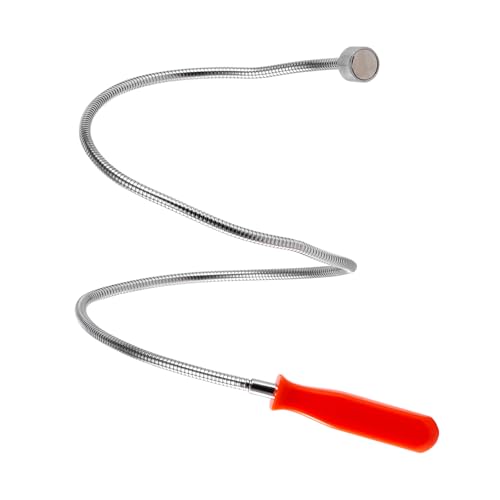 DAYSLIVES Flexible Magnetic Pickup Tool Bendable Retrieve Stick - Extendable to 44”20LB Pull, Useful for Hard-to-Reach Place, Sink Drains Mechanic Automotive