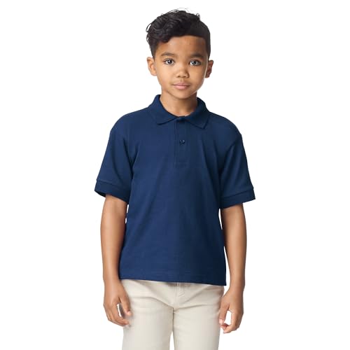 Image of Gildan Kids' DryBlend Short Sleeve Polo, Style G8800b, 3-Pack