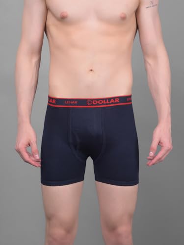 Image of Dollar Lehar Mens Combed Cotton Trunk - Actual Colour May Vary