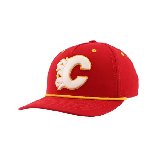 Calgary Flames NHL Officially Licensed Rope Hat Snapback Memento Team Color