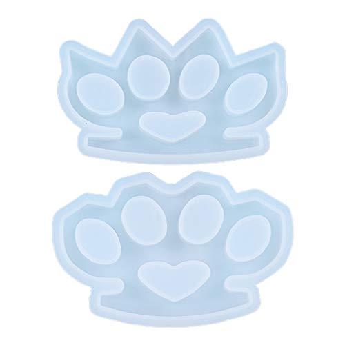 MYBOON Crystal Epoxy Resin Mold 4 Cavity Knuckle Dusters Crafts Casting Silicone Mould Silicone Molds A#