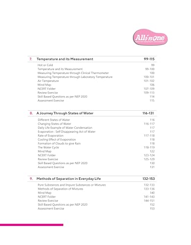 Image of Arihant All in One Science for Class 6 | As per Recommendations of NEP 2020 | Based on the latest NCERT Curiosity | Mind Map in Each Chapter and ... Study, Complete Practice, Complete Assessment