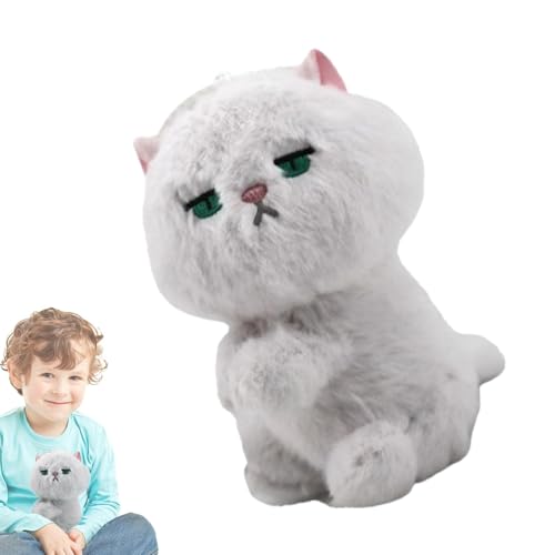 猫のぬいぐるみ,猫のぬいぐるみ,ぬいぐるみ猫のぬいぐるみ かわいい猫のぬいぐるみ | 猫のぬいぐるみぬいぐるみ猫ペンダント、多機能猫装飾子供、誕生日、パーティー、ツリー、ハエネット、机用