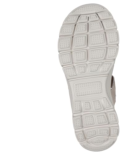 Skechers Women's EASY GOING - SLIDE ON BY casual sandal, Taupe 8 M