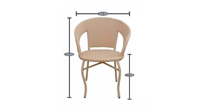 Image of India Beautiful Outdoor Garden Furniture Set for Coffee Table, Balcony Furniture, Office Furniture Patio Seating Set Standard, (4 Chair 1 Table) (Fawn)