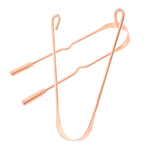 LIFKOME 2pcs U Shaped Metal Tongue Scraper for Deep Cleaning Tongue Cleaning Tools for Fresh Breath and Easy to Use Portable Oral