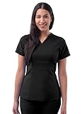 ELEGANCIA Y COMODIDAD: Modelos a medida con tela de sarga de rendimiento súper suave y elástica para facilitar el movimiento. Experimente la elegancia y la comodidad con nuestro tejido suave y premium. Luzca y siéntase profesional con los uniformes a medida de nuestra colección PRO.
