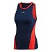 adidas Damen, Stella McCartney Barricade Tank-Top Dunkelblau, Rot, XS Oberbekleidung