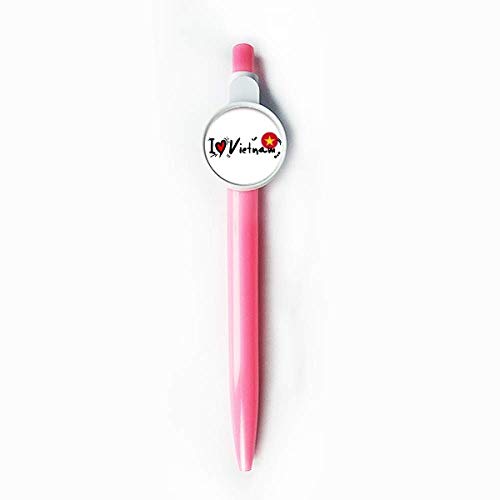 Stylo à bille Vietnam avec cœur un souvenir original à offrir