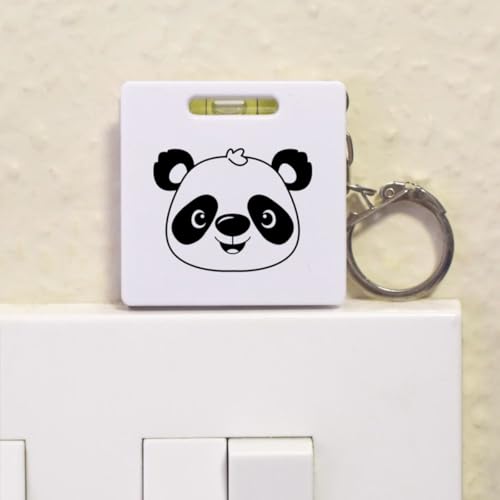 Cinta métrica con nivel y llavero Happy Panda miniatura 4
