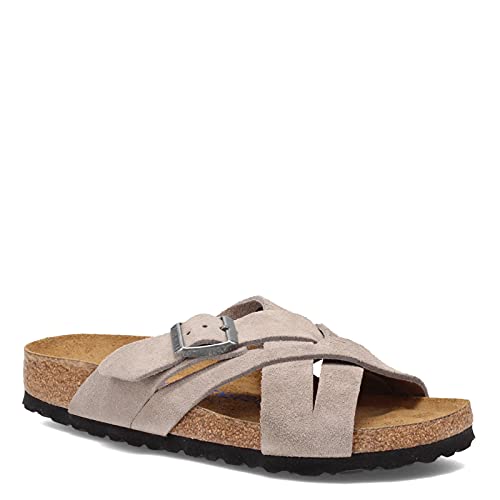 Birkenstock Lugano Soft Footbed Suede Sandals