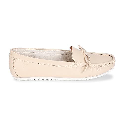 Image of YOHO Bliss Comfortable Slip On Semi Casual Loafer for Women | Stylish Fashion Moccasins Range | Cushioned Footbed Finish | Flexible | Style & All-Purpose | Formal Office Wear Shoe
