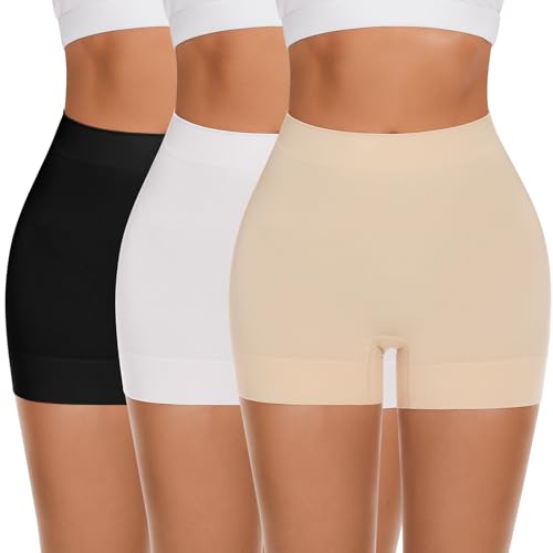 Slip Shorts for Women Under Dress,Boyshorts Panties Anti Chafing Boyshorts Smooth Shapewear Shorts