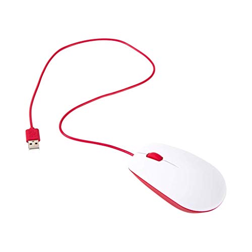 Image of Official Raspberry Pi Mouse | Optical USB Mouse, 3-Button Design, Comfortable Ergonomic Grip, Compatible with All Raspberry Pi Models & Desktop Computers
