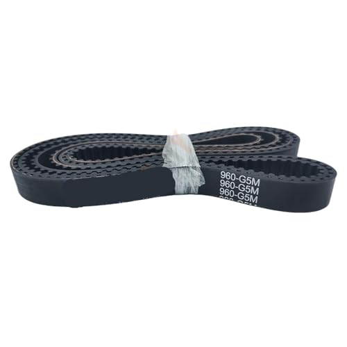 Courroie de distribution 5GT en caoutchouc noir de 500 mm pour transmission synchrone