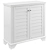Crosley furniture lydia accent storage cabinet bar buffet for kitchen living room or entryway white  urban country home decor