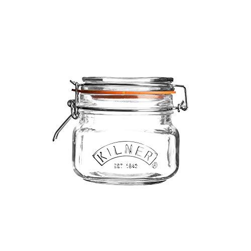 Kilner Square Swing Top Glass Jar | 17oz
