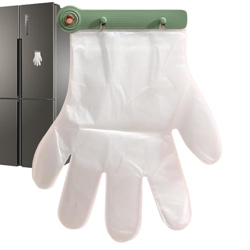 Dispensador de guantes montado en la pared | Almacenamiento de guantes para el hogar | Soporte de pared con 100 guantes para baño, cocina y