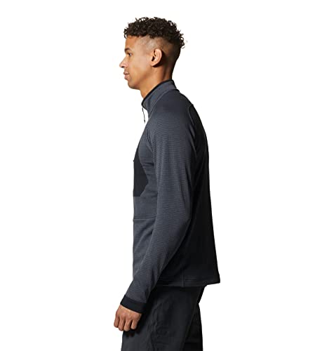 Image of Mountain Hardwear Men's Polartec Power Grid Half Zip Jacket | Stylish and Warm Jacket for All Outdoor Adventures