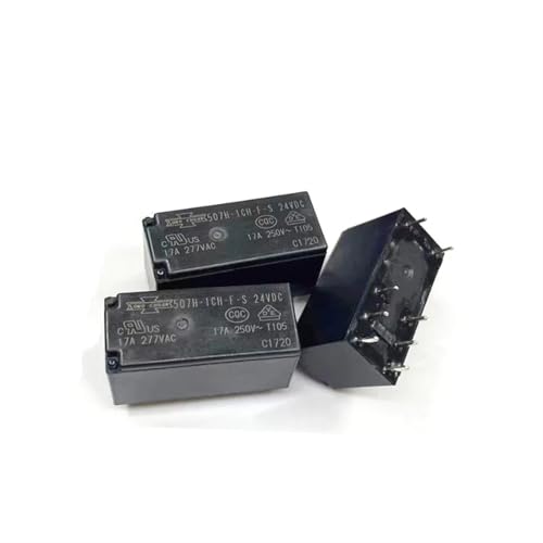 Relais 24V CC 17A 507H-1CH-FS haute capacité de commutation 8 broches