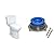 TOTO Drake Two-Piece Elongated 1.28 GPF TORNADO FLUSH Toilet with CEFIONTECT and SoftClose Seat, WASHLET+ Ready, Cotton White - MS776124CEG#01 & Danco Perfect Seal Toilet Wax Ring with Bolts (10826X)