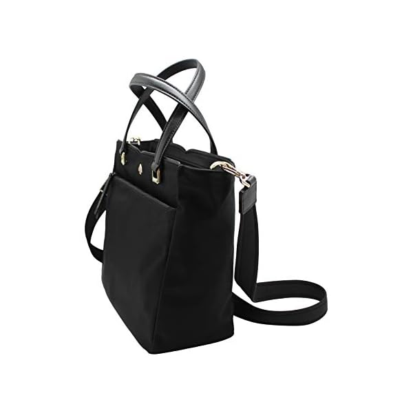 Kate-Spade-New-York-Jae-Top-Zip-Medium-Nylon-Satchel-Black Kate Spade New York Jae Top Zip Medium Nylon Satchel Black