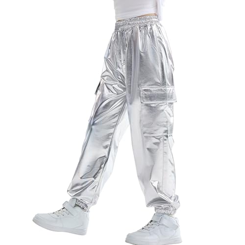 Rolanko Pantalones Cargo Niñas, Dance Hip Hop Pantalones