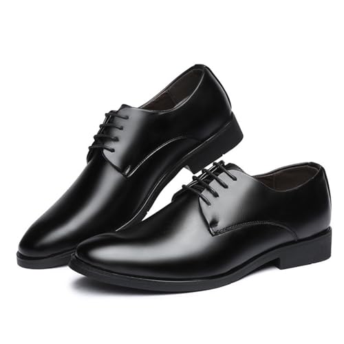 Men's Lace Up Formal Modern Oxford Dress Shoes Classic Durable Comfortable Business Derby Shoes for Men4