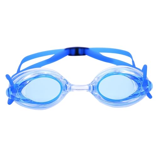 2025 Schwimmbrille für Erwachsene und Kinder, Schwimmbrille, Nebel, Pool, Strand, Outdoor, Wassersportausrüstung, Pro (Himmelblau, 2–12 Jahre)
