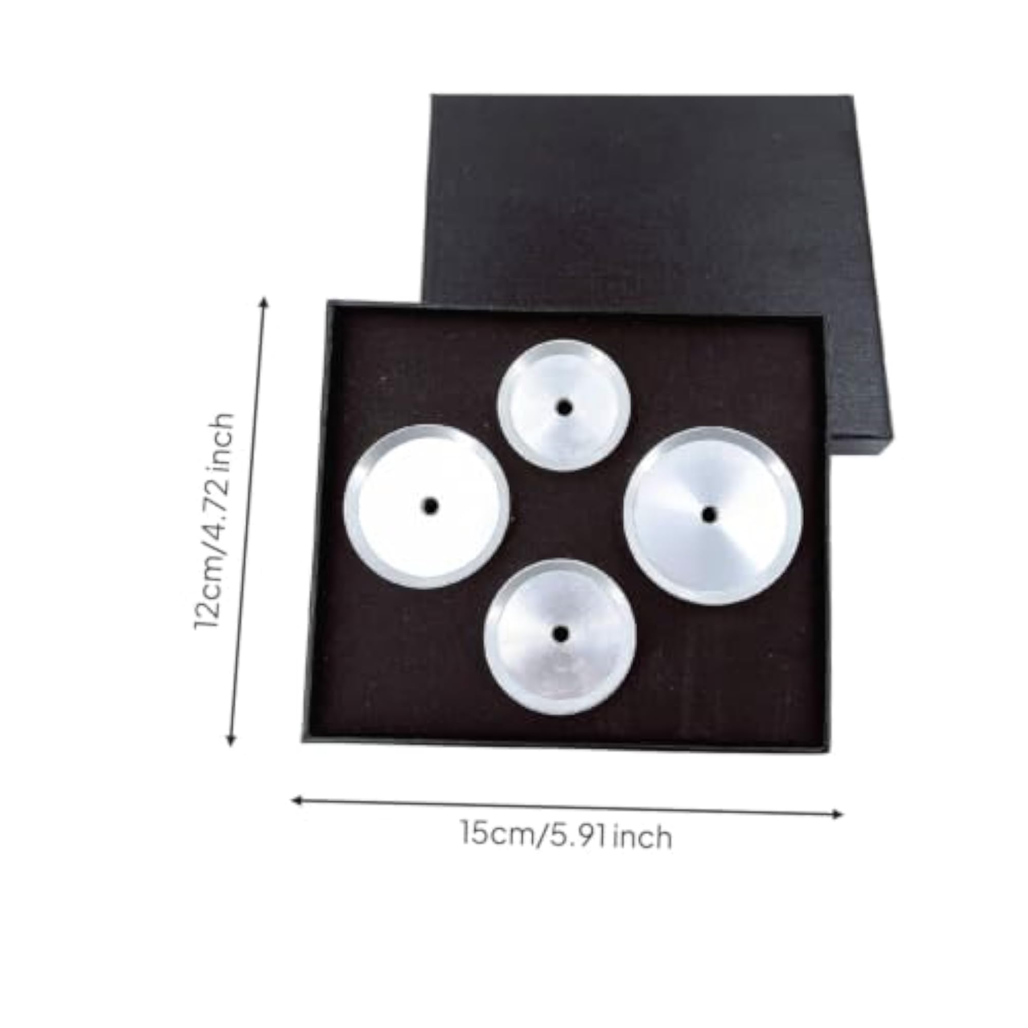 4 Pieces Central Hole Watch Back Press Dies