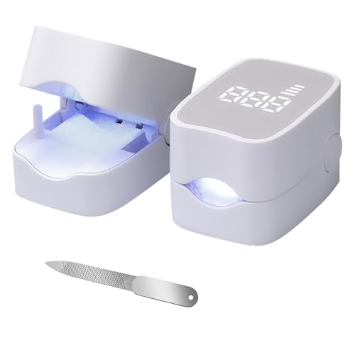 Nail Fungus Laser Device Anti-Fungal Nail for Multiple Toenails/Nails Toenail Faster Repair Infrared Light & Blue Light Antifungal Laser Adjustable for Damaged and Discolored