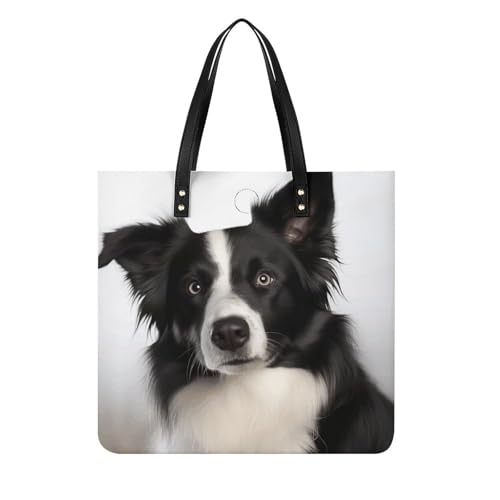 Sac hobo Border Collie souple pour organiser votre travail et voyage