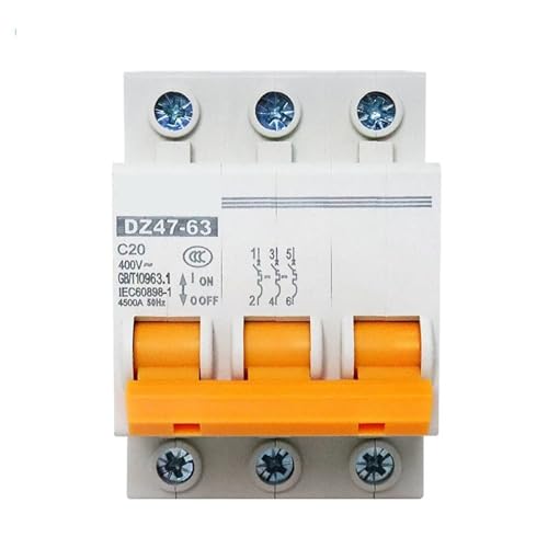 Disjoncteur AC400V stoppe la surchauffe des câbles de 40A rail DIN