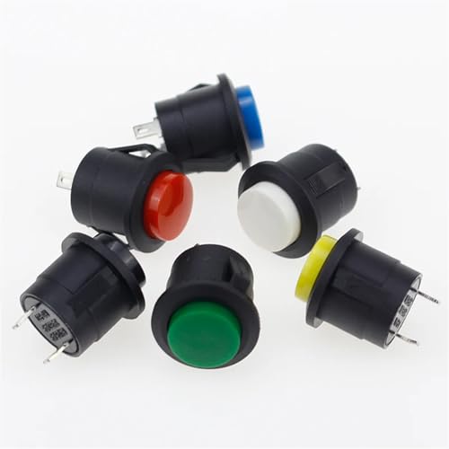 Bouton poussoir pour rénover un tableau électrique interrupteur 16mm blanc