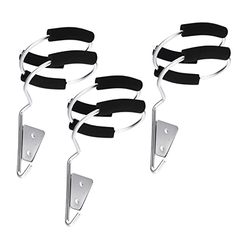 Beavorty 3 Pack Styling Tool Organizers Wall-mounted Hair Dryer Holders for Bathroom Storage