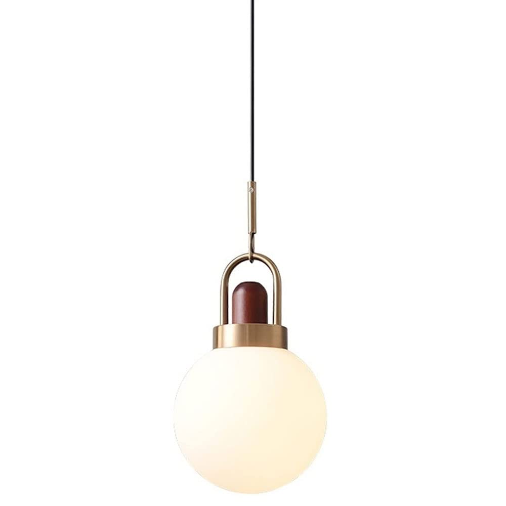 E27 Ceiling Lamp Rustic Chandelier European Modern Pendant Lighting Glass Hanging Lamps Height Adjustable Suitable For Coffee Shop Loft Bedside Bedroom Dining Room Engineering Decorative Farm