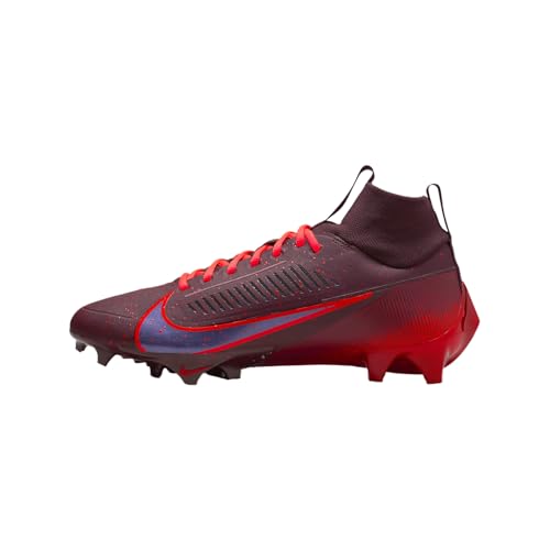 Nike Vapor Edge Pro 2 Men's Football Cleats (HF4327-600, Burgundy Crush/Picante Red/Bright Crimson/Black) Size 16