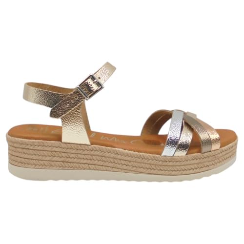Oh! My Sandals - 6010 Zara Sandalias de Mujer cómodas con Plataforma Ligera y Plantilla Gel, Fabricadas en españa para: Mujer