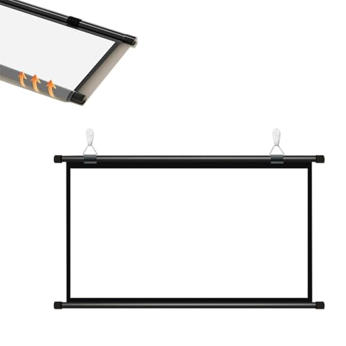 Pantalla Manual Proyector 72" 4:3 Para Cine en Casa miniatura 1
