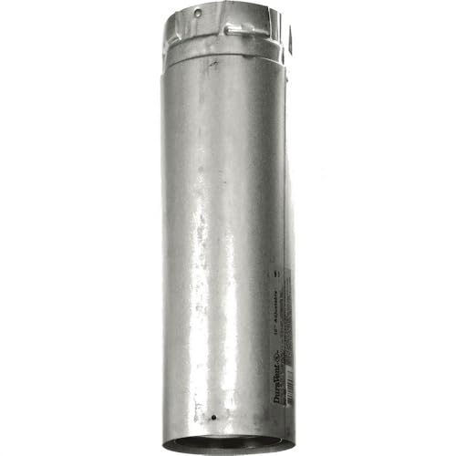 M&G DuraVent 170303 3"x 12" Adjustable Length Pellet Vent, (